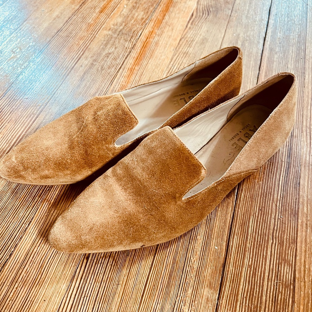 ABLE | Lizbeth Cognac suede loafers